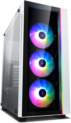 Zdjęcie produktu dla DeepCool Matrexx 55 V3 ADD-RGB WH 3F, Midi Tower, PC, Czarny, Biały, ATX, EATX, micro ATX, Mini-ITX, ABS, SPCC, Szkło hartowane, Gaming