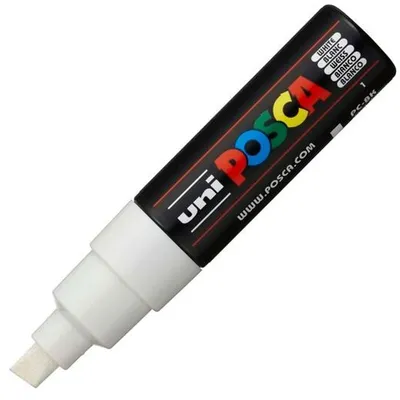 Produktbild von Marker POSCA PC-8K Weiß (6 Stück)