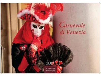 Image de Calendrier du carnaval de Venise 2027 - Calendrier mural | Calendrier photo Italie 50 x 35 cm - avec des photos du carnaval, des masques fantaisistes et des costumes