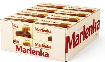 Image de MARLENKA® Gâteau au miel au cacao 16 x 100 g