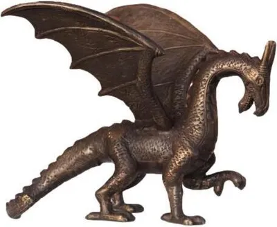 Produktbild von Schöner Bronze Drache Evan Neu Frostfest Deko Gartendeko BOAN-0019