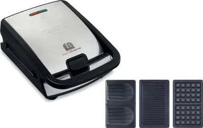Obrázok produktu pre Tefal SW 852D Sendvičovač a vaflovač Snack Collection Silver