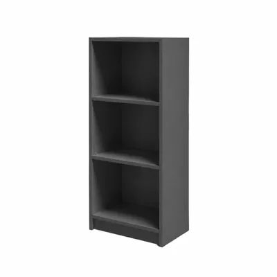 Obrázek produktu pro Knihovna Arrocco, 50 x 31 x 113 cm, třípatrová knihovna z desky o tloušťce 16 mm, moderní otevřená stojací knihovna, úložné a prezentační police do obývacího pokoje, domácí kanceláře a ložnice