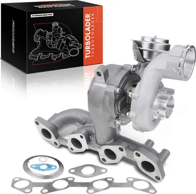 Imagen del producto de Frankberg, unidad de turbocompresor y colector de escape para VW Golf, Passat, Touran, Audi A3 Cabriolet, Sportback, Seat Altea y Skoda
