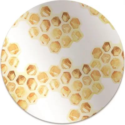 Obrázek produktu pro Kulatá ochranná podložka pod podlahu - Ochranná podložka pod židle - Podložka pod podlahu - 140x100 cm - Honeycomb