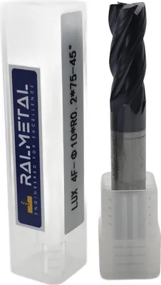 Produktbild von Radialfräser aus Vollhartmetall Fi 10 x R 0,2 x 75 mm 45 HRC