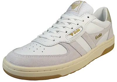 Produktbild von Gola Hawk - Damen Sneaker - White-White-Gold, Größe:42 EU