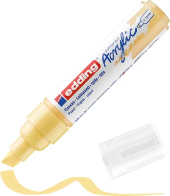 Produktbild von Edding - Acrylmarker EDDing E -5000 Weitpastellgelb | 1 Stück | 5 Stücke