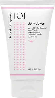 Immagine prodotto di Geek & Gorgeous JELLY JOKER Detergente viso in gel delicato struccante per tutti i tipi di pelle, compresa quella sensibile, tubo da 150 ml