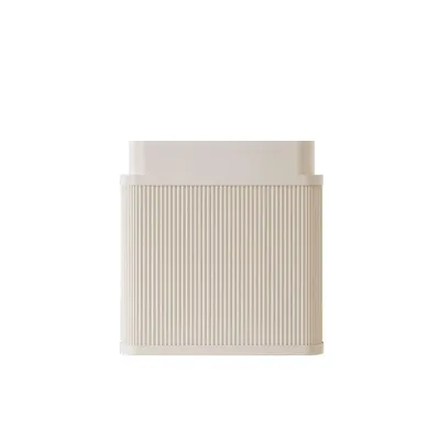 Produktbild von Kleine Bartheke & Empfangstresen – Rezeptionstheke mit vertikaler Streifenstruktur 100 × 55 × 105 cm【mise100】