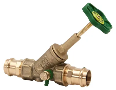 Produktbild von Schlösser Armaturen FREISTROMVENTIL, PRESSANSCHL.IG M.ENTL, ST.SP, DN25, PRESS 28, DVGW