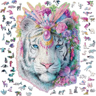 Produktbild von HOLZSTADT-Puzzle - Mystischer Tiger