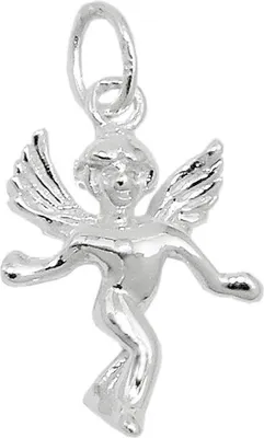 Produktbild von Anhänger Silberanhänger hübscher Engel echtes 925 Silber Damen