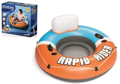 Obrázok produktu pre Bestway 43116, Čierna, Žltá, Plávacie sedadlo, Vinyl, 122 cm, 485 mm, 2,02 kg