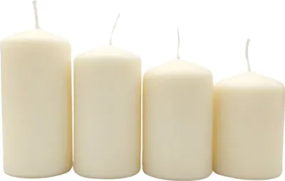 Produktbild von Adventskerzen champagner Stumpenkerzen Weihnachtskerze Stufenkerzen Stumpe Kerze