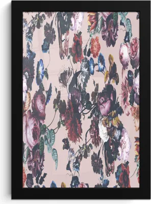 Produktbild von MuchoWow® MuchoWow® Gerahmtes Poster Blumen - Farben - Pastell 20x30 cm - Poster mit zchwarzem Bilderrahmen - Drucken - Bilder Poster im Rahmen