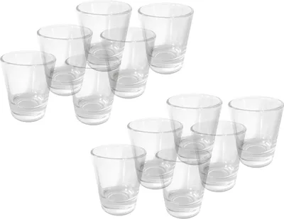 Produktbild von 12 Stück Schnapsglas Shot Kurzer Shotgläser Tequila 2cl 4cl 20ml 40ml