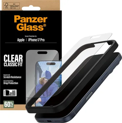 Produktbild von PanzerGlass Schutzglas iPhone 17 Pro CF