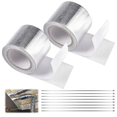 Produktbild von Hitzeschutzband - Hochtemperaturbeständig - 2 Rollen 5 m x 5 cm