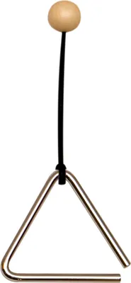 Produktbild von Triangel mit Klangstab / Schlägel, Instrument Musikinstrument Musik, 10 cm