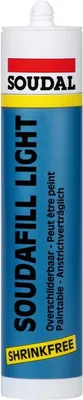 Produktbild von Soudafill Light Füllspachtel für Reparaturen Kartusche 310 ml weiss SOUDAL