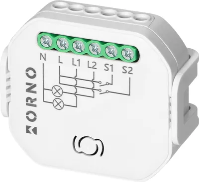 Obrázok produktu pre Tuya Smart Wi-Fi+BLE 2-kanálové relé na zapustenie