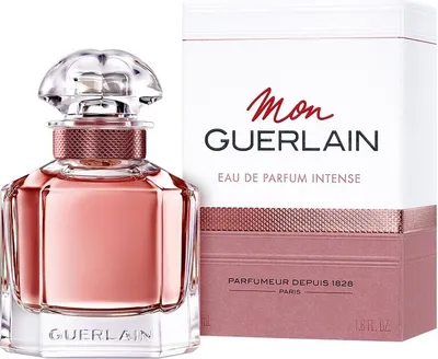 Obrázek produktu pro Guerlain Mon Intense, Ženy, 100 ml, Nedoplnitelná lahvička, Jasmine, Vanilla, Lavender, Sandalwood, Patchouli, Sprej, Alcohol, parfum (fragrance), aqua (water), linalool, limonene, hydroxycitronellal, ethylhexyl...