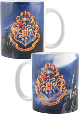 Produktbild von Harry Potter Tasse - Hogwarts Logo Wappen Kaffeetasse Becher Kaffeebecher aus Keramik 320 ml