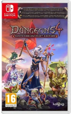 Zdjęcie produktu dla Kalypso Dungeons 4 - Deluxe Edition, Nintendo Switch, Powyżej 13 lat