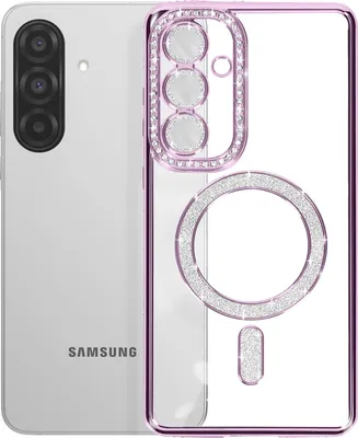 Produktbild von Avizar, Diamant-Hülle für Samsung Galaxy A36 MagSafe Strass-Rand, Violett