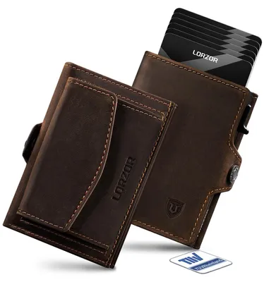 Immagine prodotto di SolidKeus: Portafoglio elegante per uomo con ampio scomparto per monete