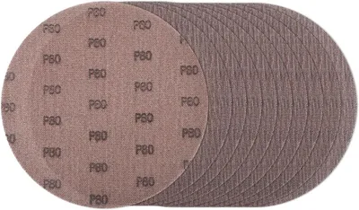Produktbild von 10 Stück Schleifgitter 225 mm Klett, staubfreies Schleifnetz 80#