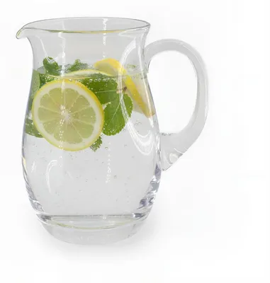 Produktbild von DUKA Gläser Set Thermogläser Trinkgläser - Glaskrug für Wasser und Getränke, 1 l, elegantes rundes Glas, DUKA