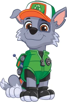 Immagine prodotto di Sanders & Sanders PAW Patrol tatuaggio da parete verde e grigio - 601421 - 8,5 x 15 cm