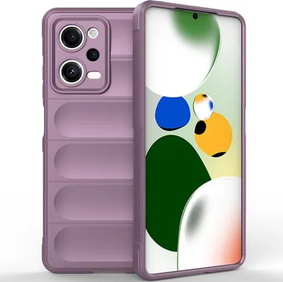 Produktbild von Redmi Note 12 Pro 5G Hülle, Weich TPU Silikon Stossfest Anti-rutsch Schutzhülle für Xiaomi Redmi Note 12 Pro 5G Lila
