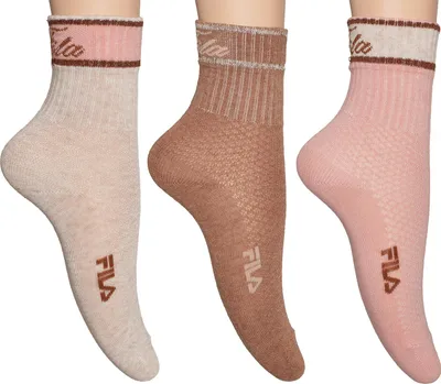 Imagen del producto de Fila, paquete de 3 pares de calcetines para niñas, modelo F8206