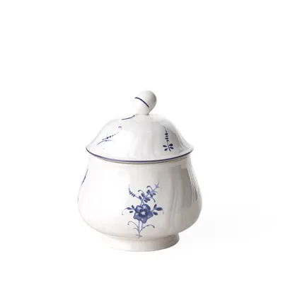 Zdjęcie produktu dla Villeroy & Boch Old Luxembourg, Niebieski, Biały, Porcelana, Okrągły, Porcelana, Niebieski/Biały, Zdejmowana pokrywa
