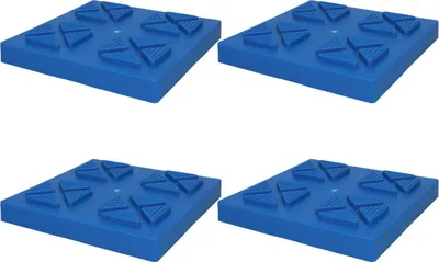 Immagine prodotto di Piastre di base per staffe di supporto 4 pezzi