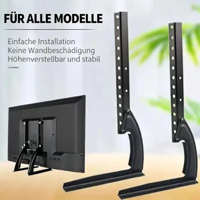 Produktbild von TV STANDFUß TV STÄNDER UNIVERSAL HÖHENVERSTELLBAR FÜR 37-75 ZOLL LCD LED