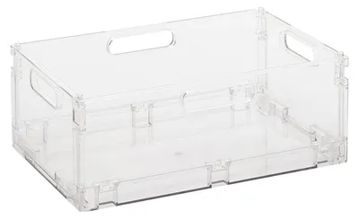 Obrázek produktu pro Skládací a stohovatelná úložná krabice "Fold n Box", objem 7,5 litrů