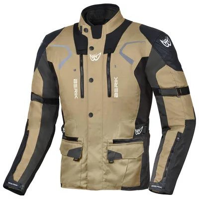 Obrázek produktu pro Berik Absolute Zero Race textilní motocyklová bunda, khaki/černá, 54