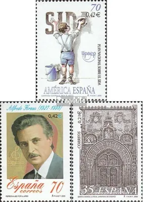 Produktbild von Briefmarken Spanien 2000 Mi 3600,3601,3604 (kompl.Ausg.) postfrisch Aids