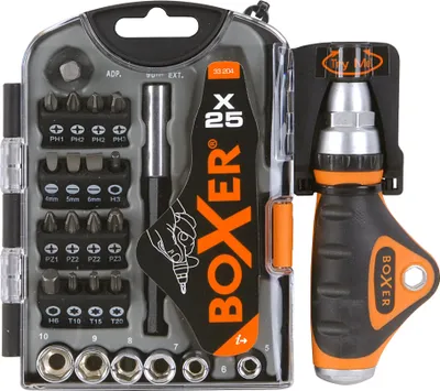 Produktbild von Boxer® Steckschlüssel- und Bit-Set 25-teilig