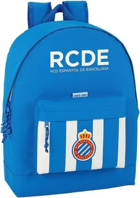 Produktbild von RCD Espanyol Azul Blanco Schulrucksack 32,5 x 43 x 15 cm