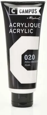 Obrázek produktu pro Akrylová barva 100 ml – irizující perleťově šedá č. 020