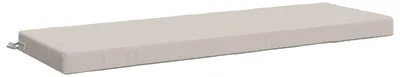 Image de Coussin de banc SOEST, 100 % polyester, blanc, 150 x 50 x 8 cm