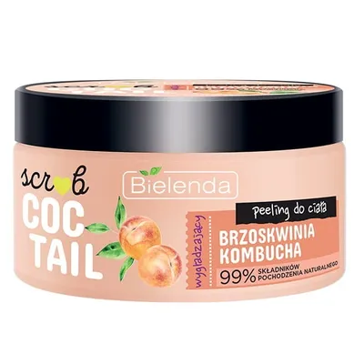 Zdjęcie produktu dla Bielenda Scrub Coctail Wygładzający peeling do ciała Brzoskwinia + Kombucha, 350g