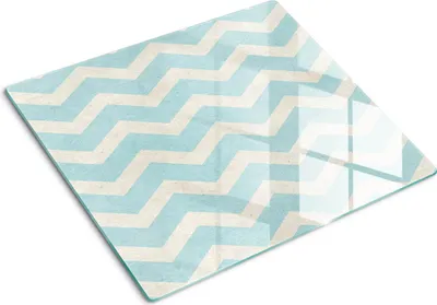 Produktbild von Glas Herdabdeckplatte 60x52 cm Spritzschutz Glasabdeckplatte Schneidebrett Katzenaugen