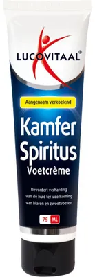 Productafbeelding van Lucovitaal Kamfer Spiritus Voetcrème (75 ml)