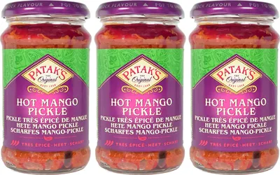 Produktbild von Patak´s Hot Mango Pickle 3x283g